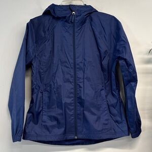 L.L. Bean Women's Navy Blue Hooded Jacket